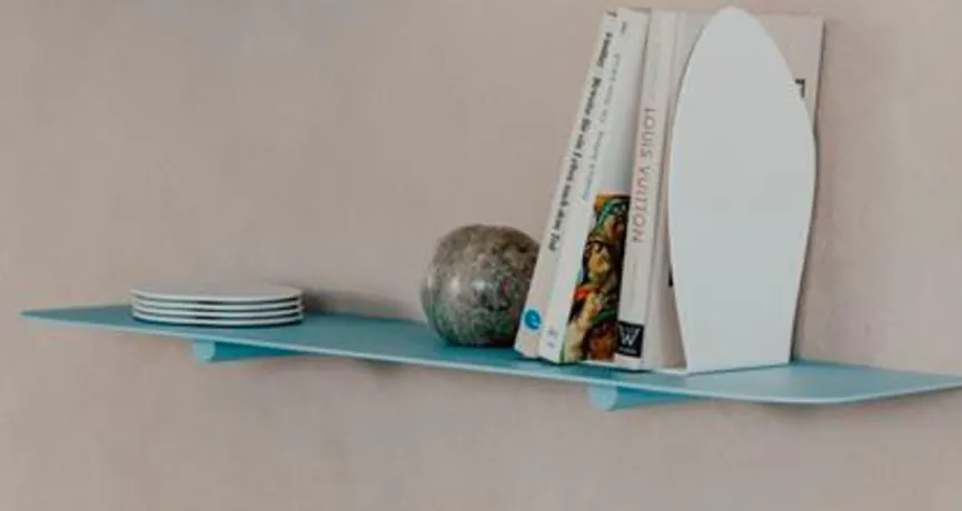 Outlet Metallbude Wandregal Lenn 60 x 17 Blueberry