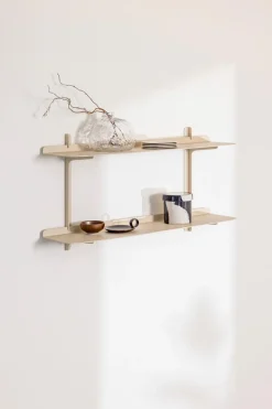 Discount Metallbude Wandregal Linara Cashew