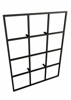 Metallbude Wandregal Rivo Schwarz