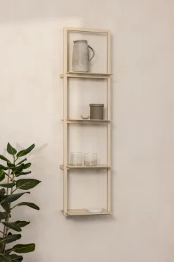 Online Metallbude Wandregal Rivo Cashew