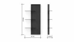 New MAISON Wandregal Scottsdale Buche