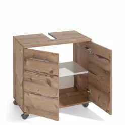 Discount Schildmeyer Waschbeckenunterschrank Isola Silberfichte