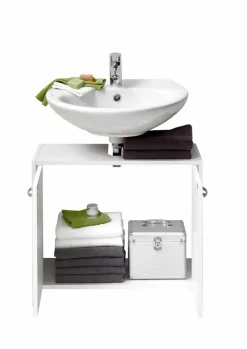 Discount Waschbeckenunterschrank Marbella Weiß