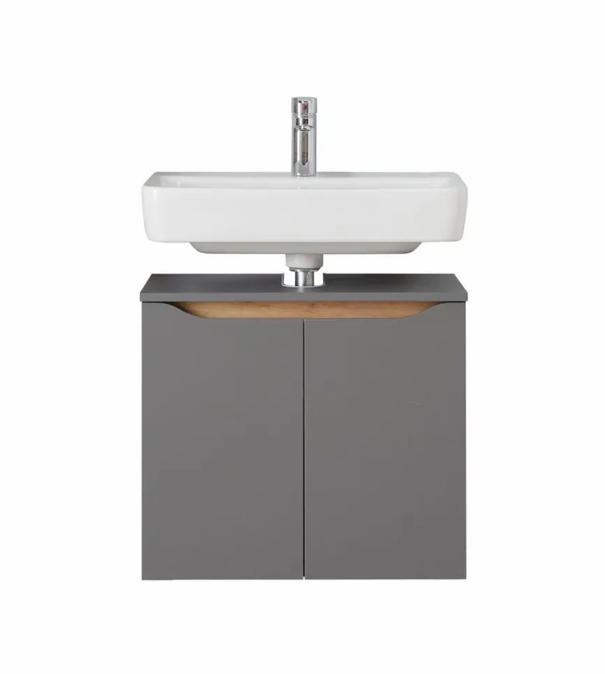 Outlet Pelipal Waschbeckenunterschrank Quick 357 Quarzgrau