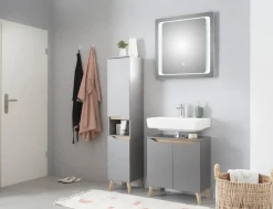 Outlet Pelipal Waschbeckenunterschrank Quick 357 Quarzgrau