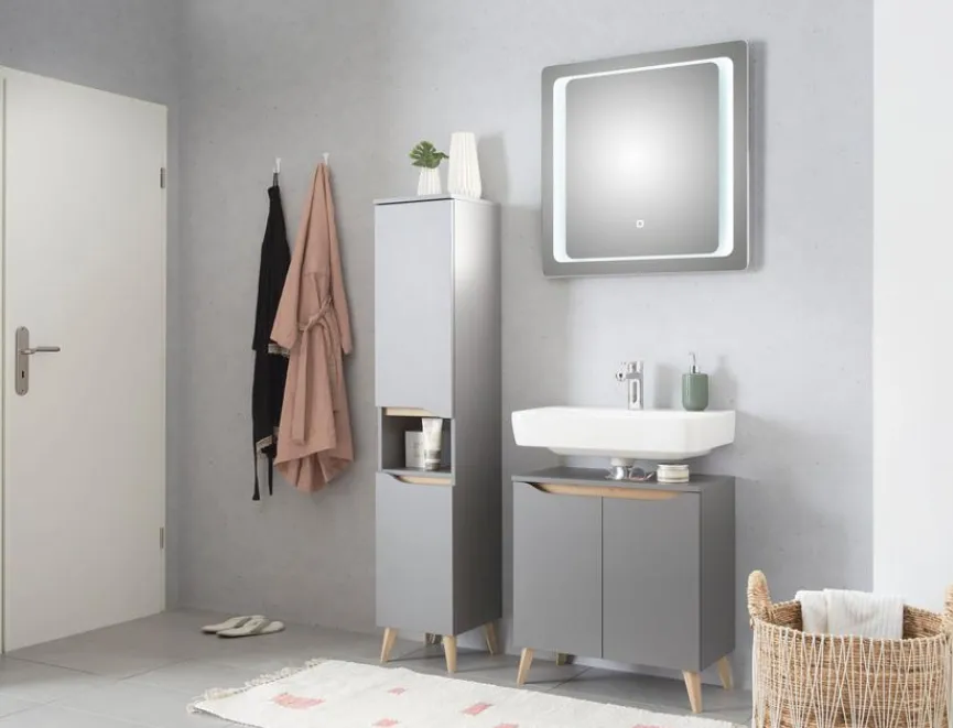 Outlet Pelipal Waschbeckenunterschrank Quick 357 Quarzgrau