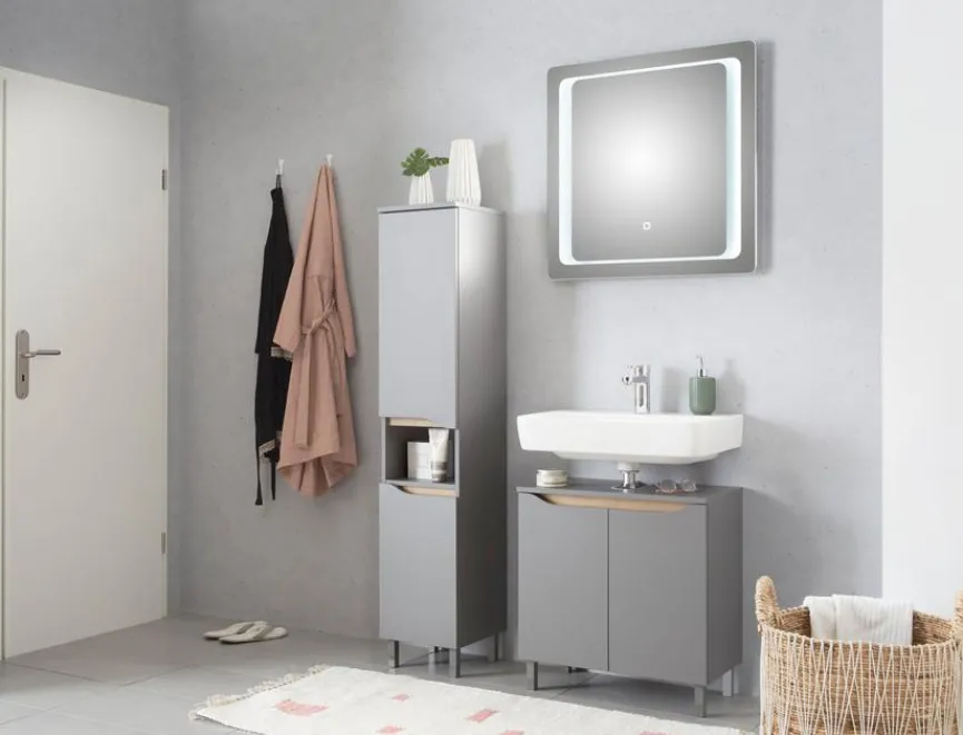 Outlet Pelipal Waschbeckenunterschrank Quick 357 Quarzgrau