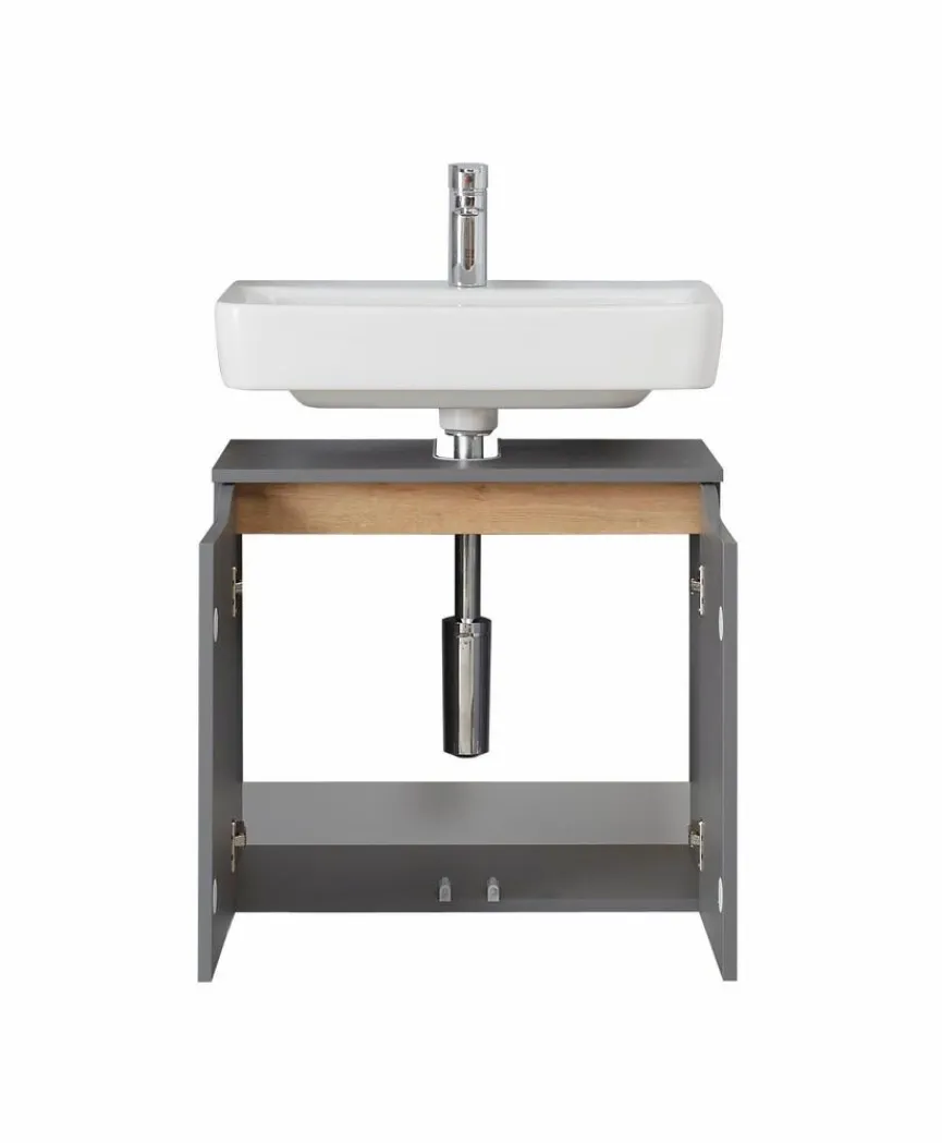 Outlet Pelipal Waschbeckenunterschrank Quick 357 Quarzgrau