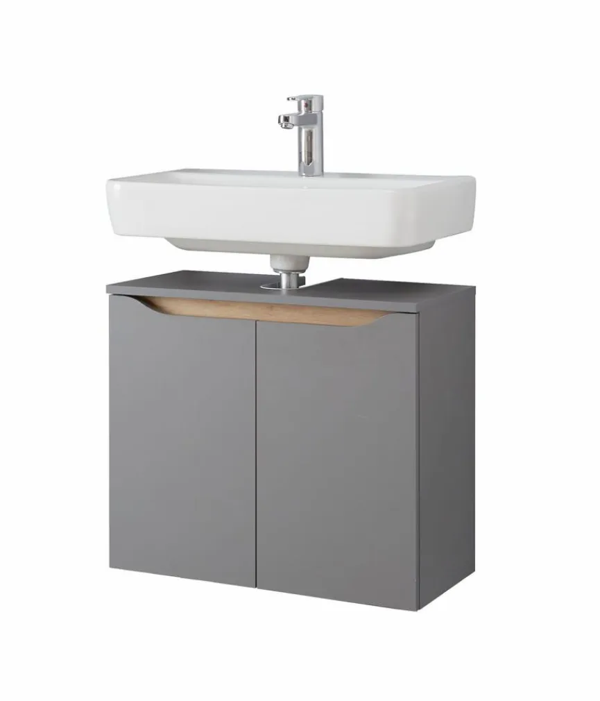 Outlet Pelipal Waschbeckenunterschrank Quick 357 Quarzgrau