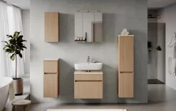 Discount Held-Möbel Waschbeckenunterschrank Rosario Eiche hell