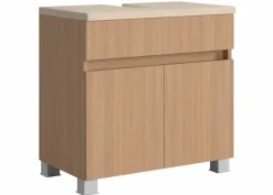Discount Held-Möbel Waschbeckenunterschrank Rosario Eiche hell