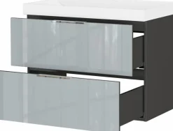 Online Germania Waschbeckenunterschrank Vasio Silbergrau