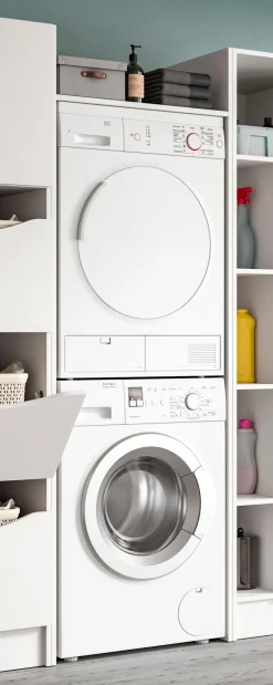 Discount Waschmaschinenschrank Lucca Weiß