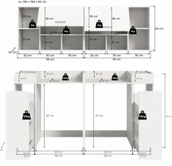 Waschmaschinenumbau-Set Lucca