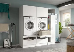 Hot Waschmaschinenumbau-Set Lucca Weiß
