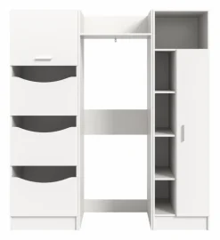 Waschmaschinenumbau-Set Lucca Weiß