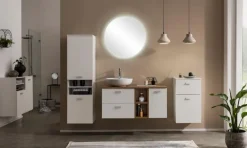 Outlet Schildmeyer Waschtischkombination Mona Eiche / Weiß