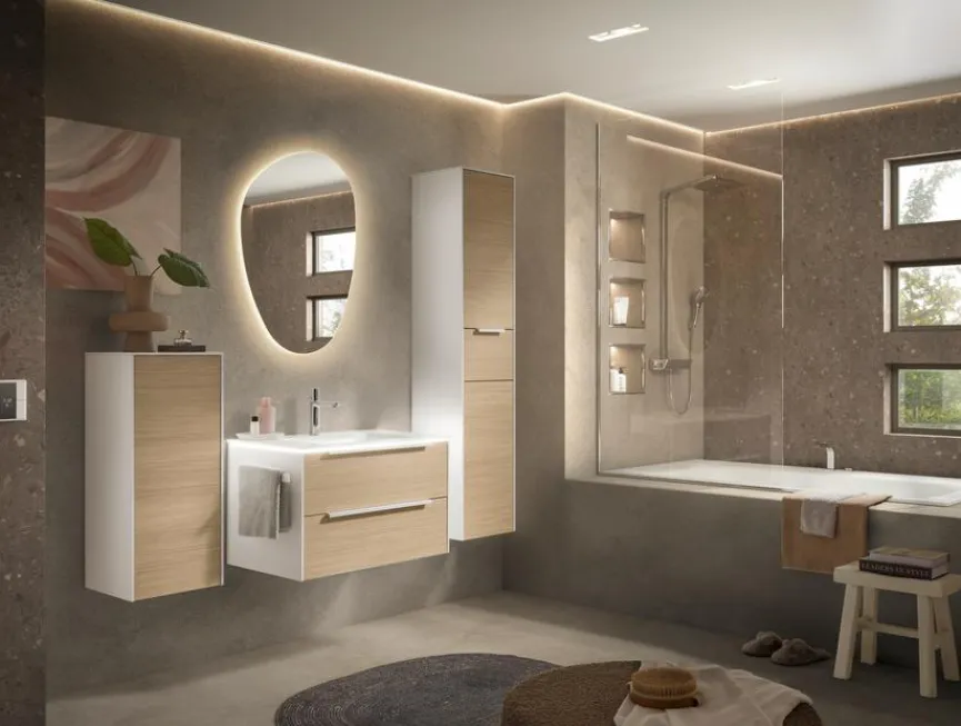 Sale Musterring Waschtischkombination Riana Eiche