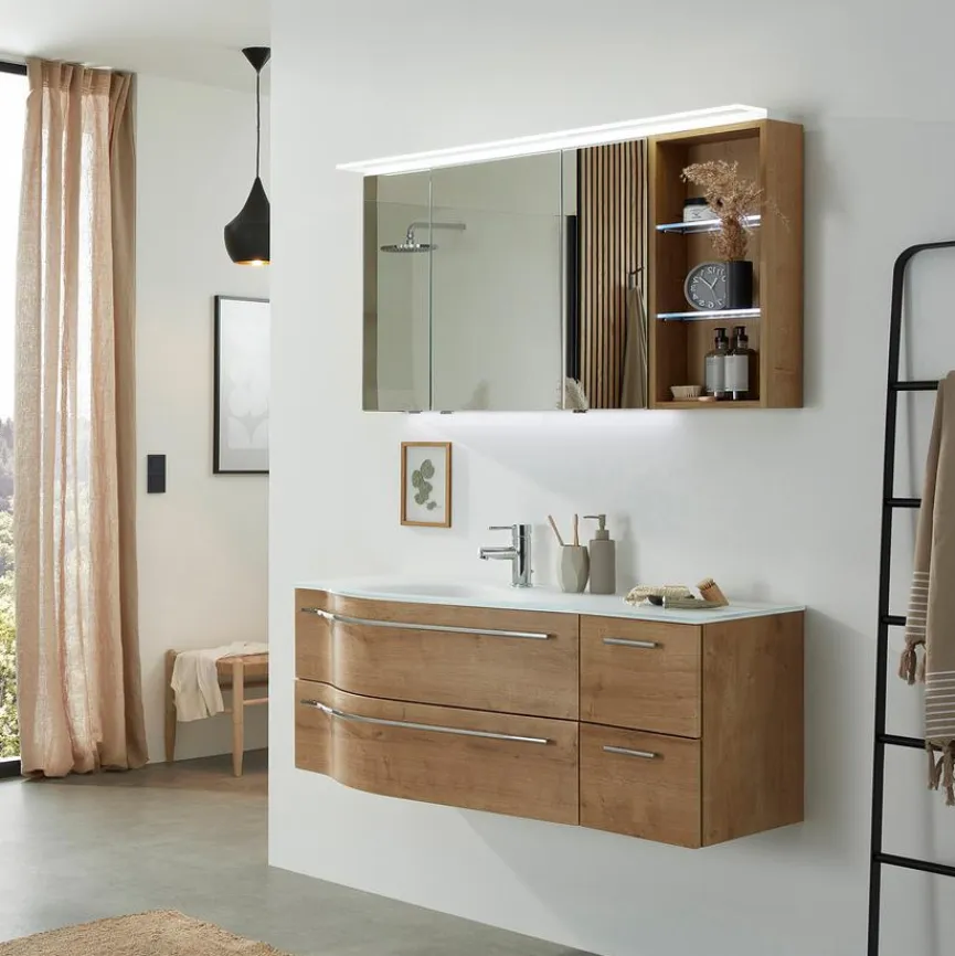 New Puris Waschtischkombination Swing Eiche Natur