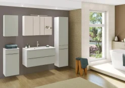 Clearance Held-Möbel Waschtisch-Set Garda Grau