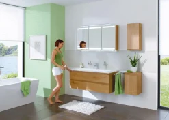 Best Puris Waschtischunterschrank b.straight Eiche Natur