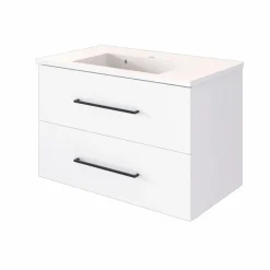 Best Held-Möbel Waschtischunterschrank Chur Weiß