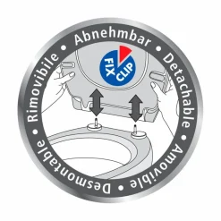 WENKO WC-Sitz Meditation Weiß / Blau