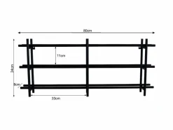 KARE DESIGN Weinregal Cape Twon Schwarz