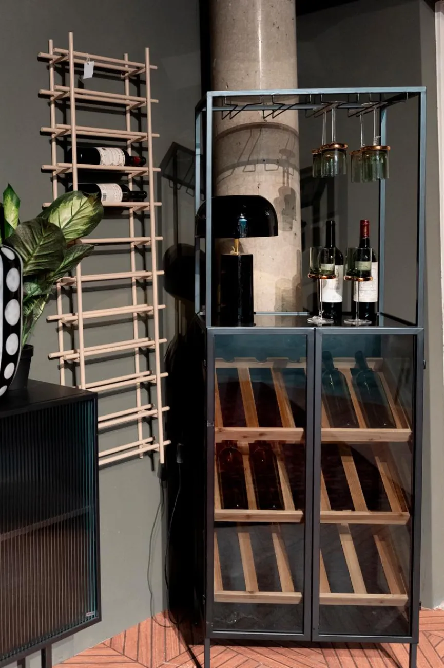 Hot KARE DESIGN Weinregal Porto 70149 Schwarz