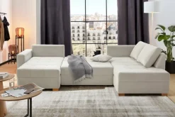 Wohnlandschaft Abby Hellbeige