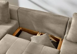 Clearance Wohnlandschaft Abby Taupe