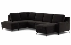 Best COTTA Wohnlandschaft Boom Black