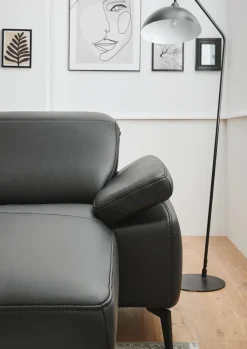 HUKLA Wohnlandschaft Montpellier Schwarz