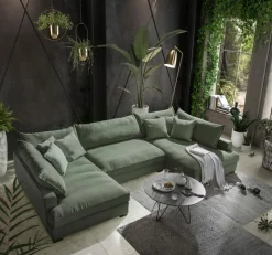 Sale BOOOM Wohnlandschaft Tribecca Winter Moss