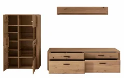 Outlet MCA Wohnwand Alento Eiche
