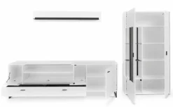Outlet set one by Musterring Wohnwand Deltona Weiß / Matt