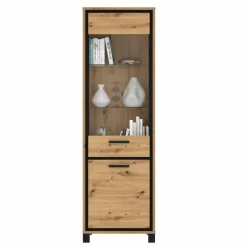 Clearance FORTE Wohnwand Farida Eiche Artisan