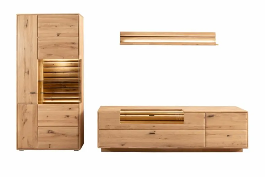 Best MCA Wohnwand Girona Eiche