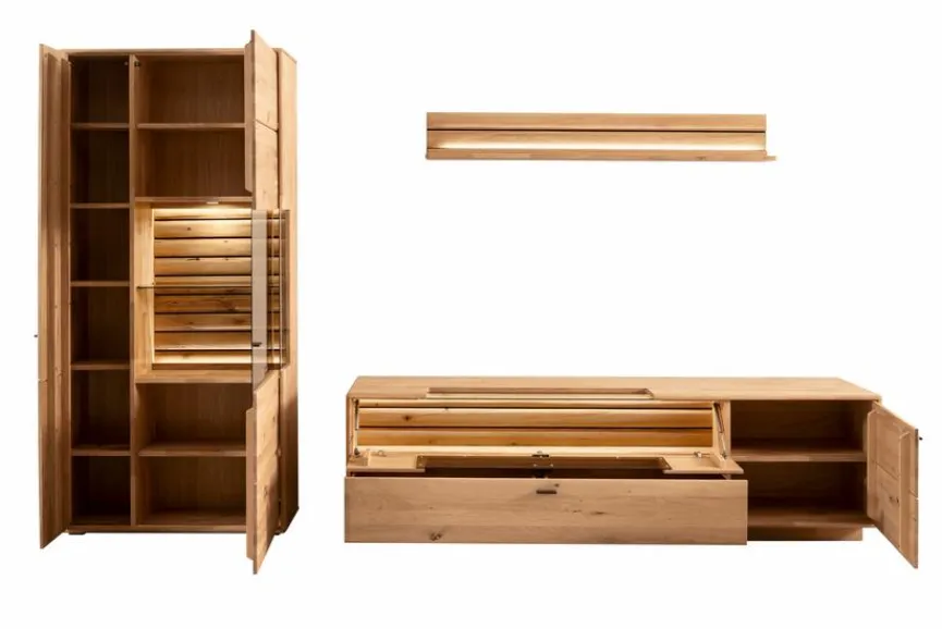 Best MCA Wohnwand Girona Eiche