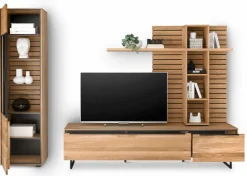 Sale set one by Musterring Wohnwand Jackson Eiche