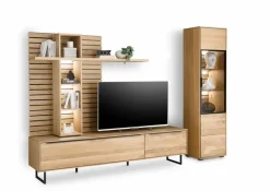 Online set one by Musterring Wohnwand Jackson Eiche