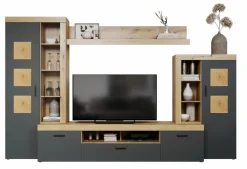 Online trendteam Wohnwand Tyler Anthrazit