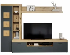 trendteam Wohnwand Tyler Anthrazit