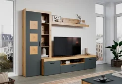 trendteam Wohnwand Tyler Anthrazit