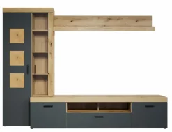 trendteam Wohnwand Tyler Anthrazit