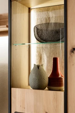 Outlet Wohnwand Campinas 4tlg. Asteiche