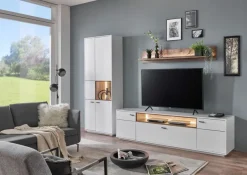 Hot IDEAL Wohnen Wohnwand Coruna Weiß