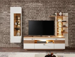 Wohnconcept Wohnwand Duron Weiß