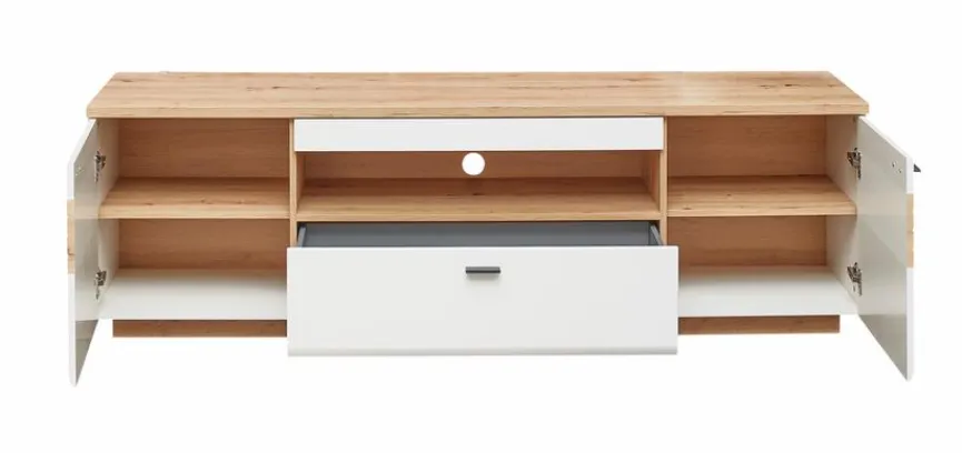 Wohnconcept Wohnwand Duron Weiß