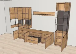 Sale Musterring Wohnwand Kanto Asteiche